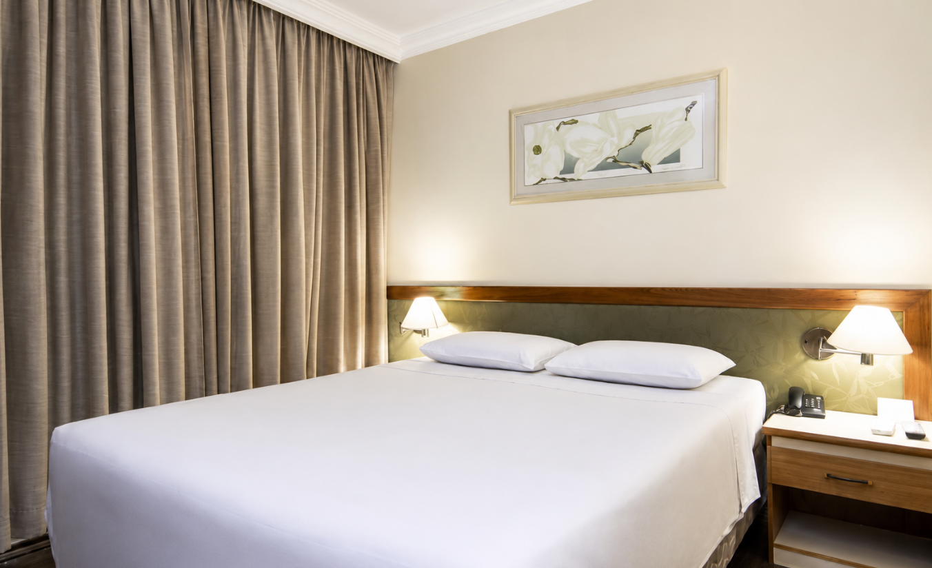 Quarto executivo do Hotel Dan Inn Sorocaba